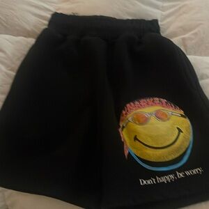Market Smiley don’t happy, be worry sweatshorts
